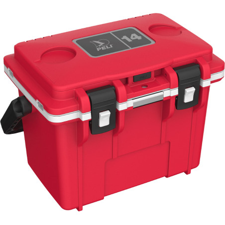 Peli™ Cooler 14QT rouge Osha / blanc