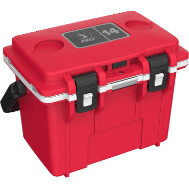 Peli™ Cooler 14QT rouge Osha / blanc