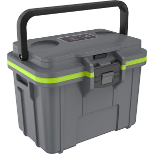 Peli™ Cooler 8QT gris fonçé/vert