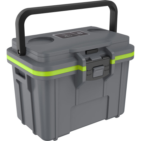 Peli™ Cooler 8QT gris fonçé/vert