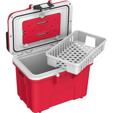 Peli™ Cooler 8QT rouge Osha / blanc