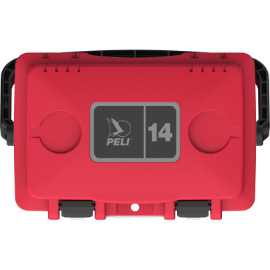 Peli™ Cooler 14QT rouge Osha / blanc