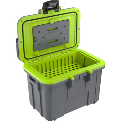 Peli™ Cooler 8QT gris fonçé/vert