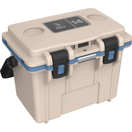 Peli™ Cooler 14QT Tan Kashmir beige/bleu
