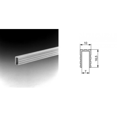 Profilé "sommet de cloison" 7mm (le mètre)