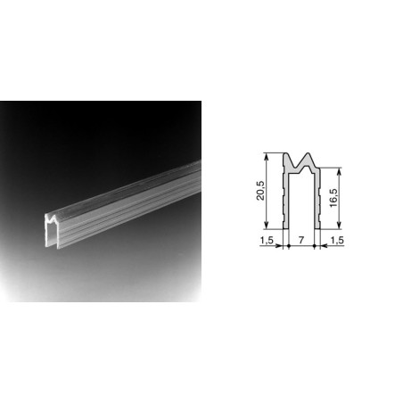 Profilé hybride 7mm standard (le mètre)