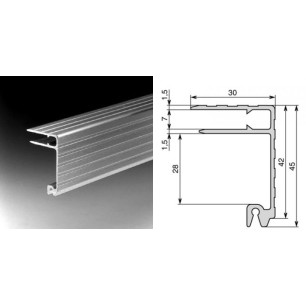Profilé "lidmaker" 7mm (le mètre)