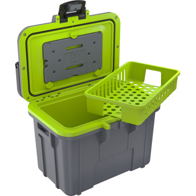 Peli™ Cooler 8QT gris fonçé/vert