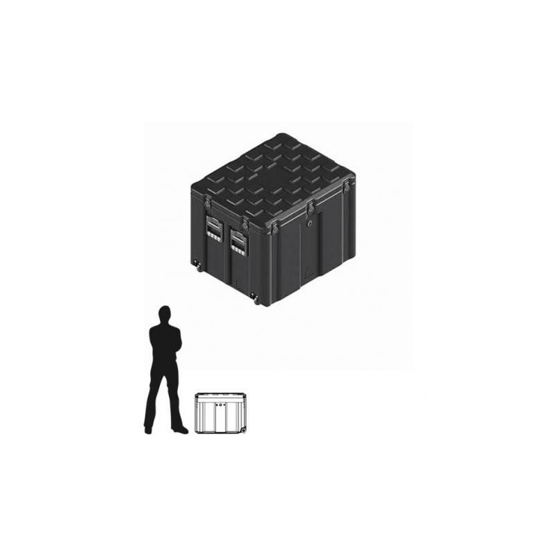 Amazon Case 690 x 540 x 560 (Int. mm), Noire
