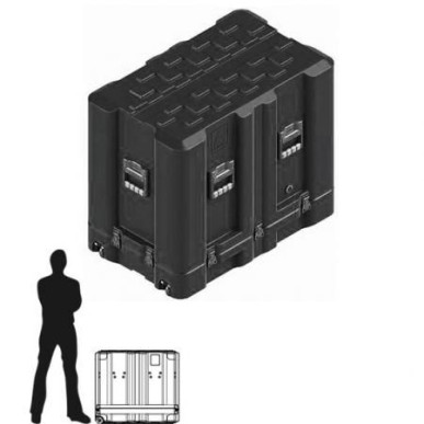 Amazon Case 779 x 446 x 700 (Int. mm), Noire,