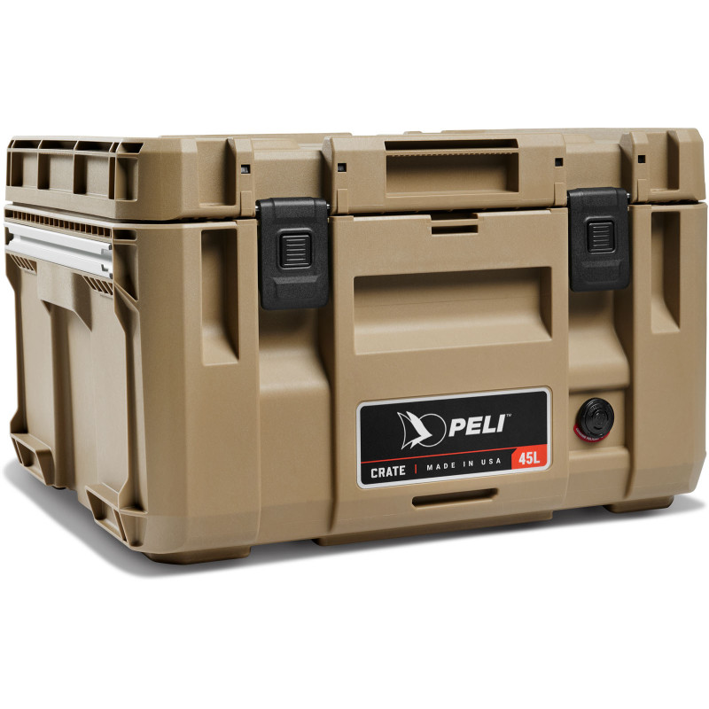 Peli™ Crate CR45 45 litres, Desert Tan, vide