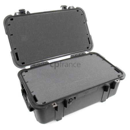 Valise Peli™ 1460 avec mousse prédécoupée, noire