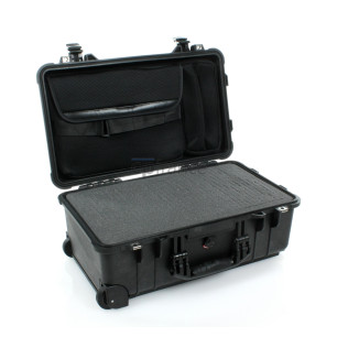 Valise Peli™ 1510 avec mousse prédécoupée et pochette noire