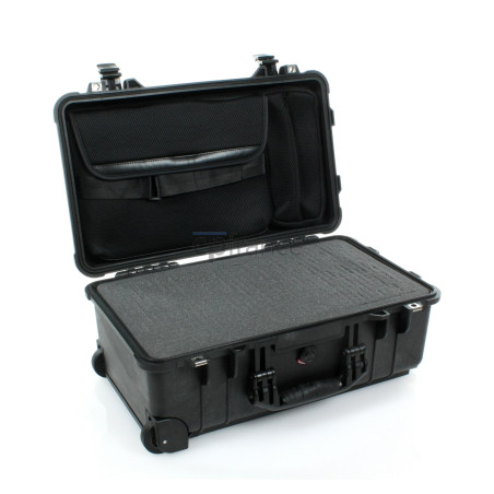 Valise Peli™ 1510 avec mousse prédécoupée et pochette noire
