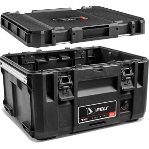 Peli™ Crate CR45 45 litres, noire, vide