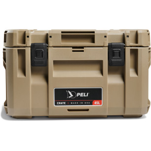Peli™ Crate CR45 45 litres, Desert Tan, vide